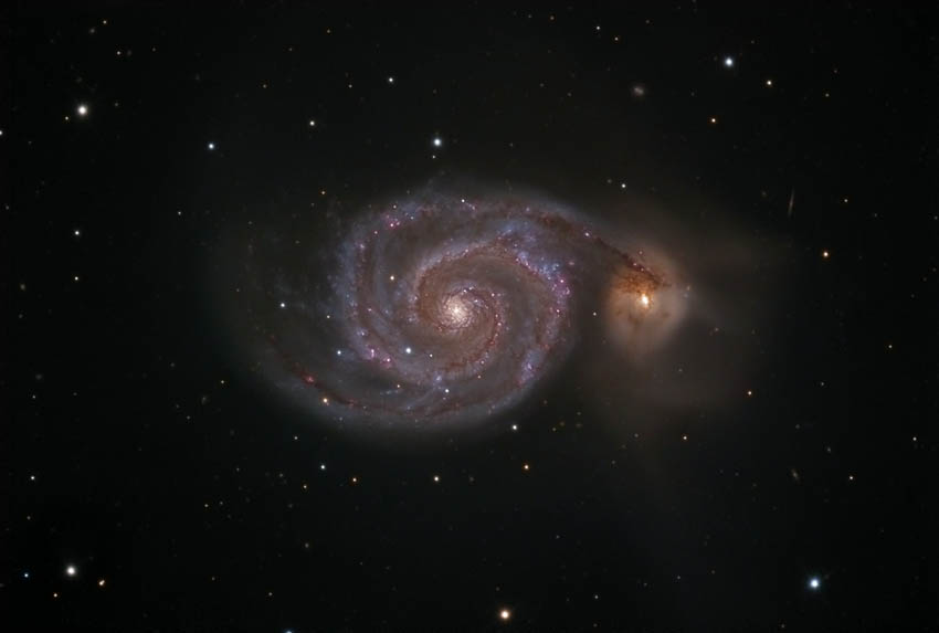<b>M51 - The Whirlpool Galaxy</b>
