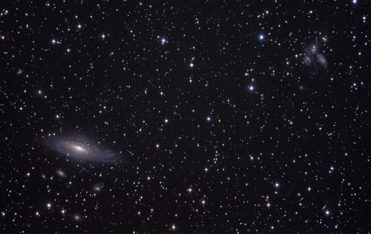 NGC 7331 and Stephen's Quintet LRGB FS 128