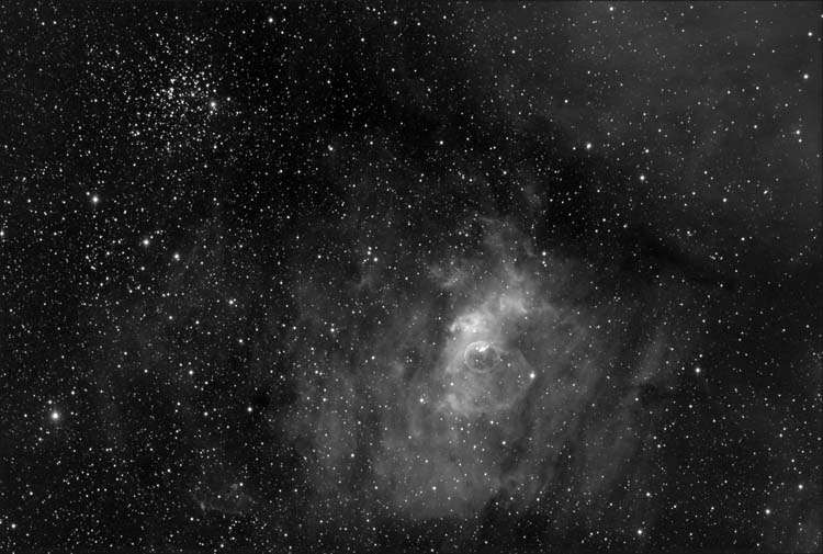 NGC 7635 h-alpha FS 102
